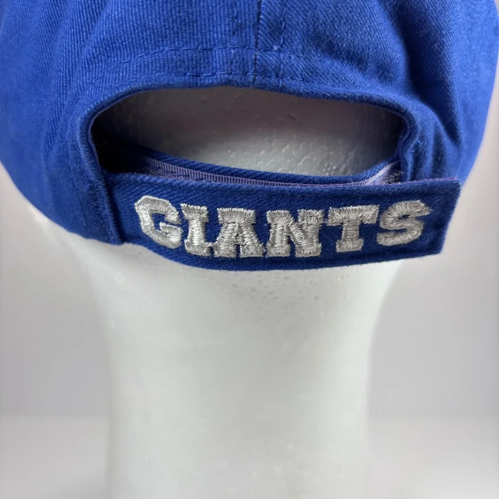 Vintage NY Giants Light-Up Hat Blue Logo7‎ NFL Adjustable Strapback Cap 90's